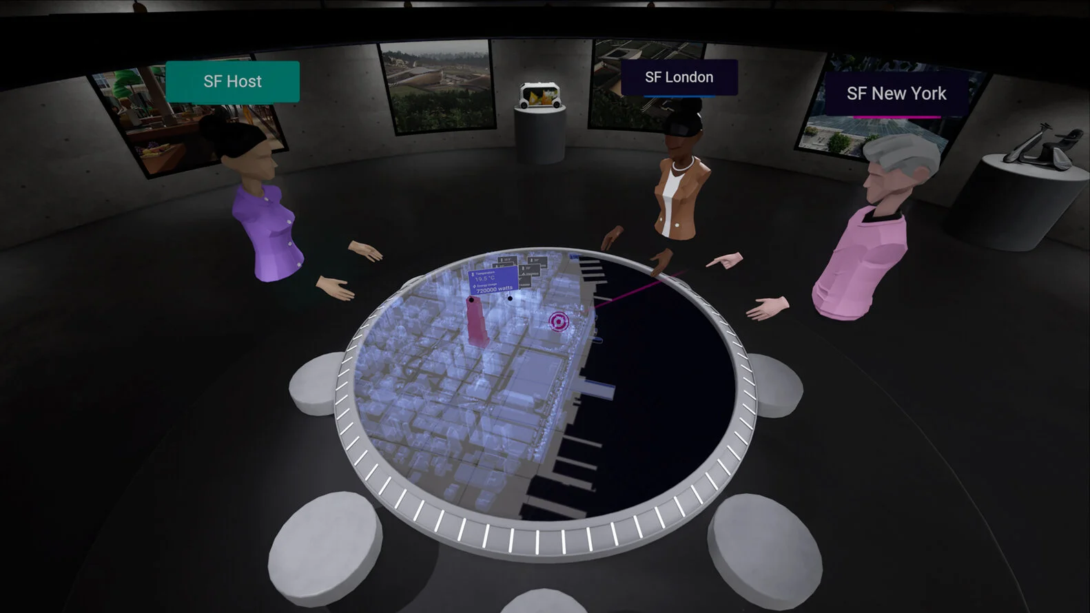SpaceForm reviewing designs and data in a shared environment