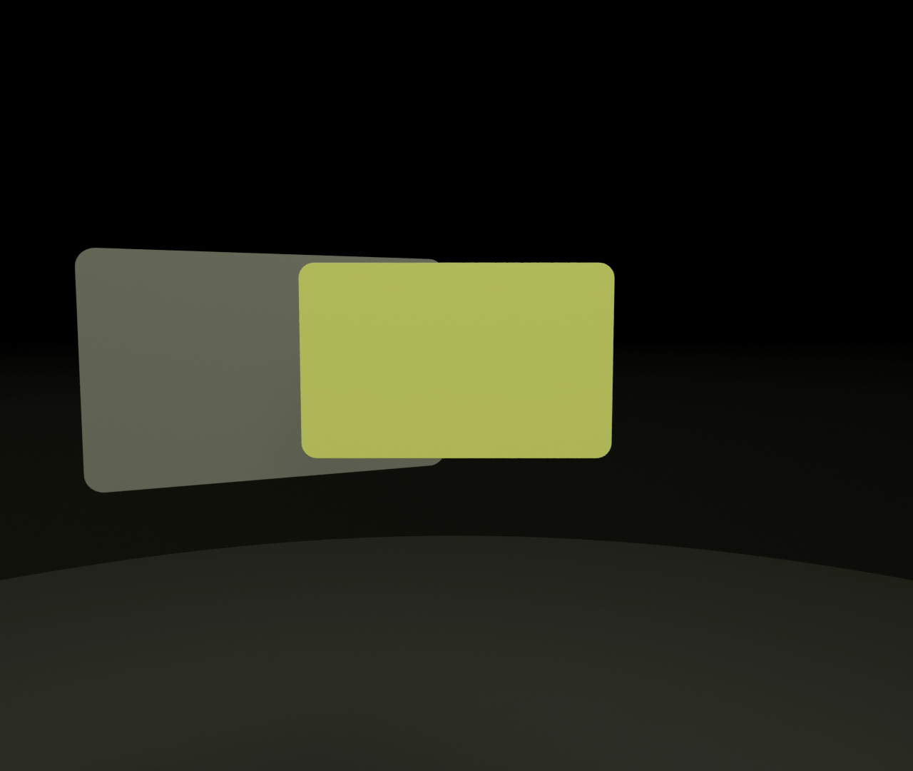 Field of view cone diagram — user figure with yellow lines showing horizontal and vertical viewing angles at different distances